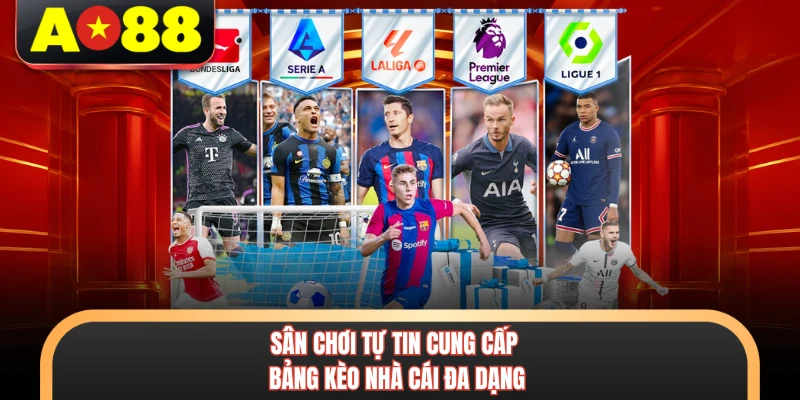 Kèo Nhà Cái AO88 - Bảng Tỷ Lệ Cá Cược Trực Tuyến Uy Tín 5 Sân chơi tự tin cung cấp bảng kèo nhà cái đa dạng